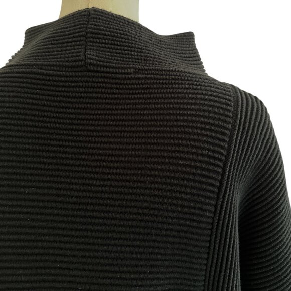 French Connection Mozart Mock Neck Black Sweater EUC Wm Sz Small - Picture 3 of 10